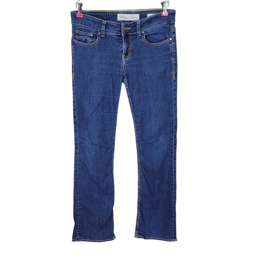BKE Dakota Bootcut Jeans Women Size 28 32X30 Low Rise Blue Denim